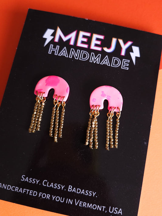 Pink Pony mini arch dangles