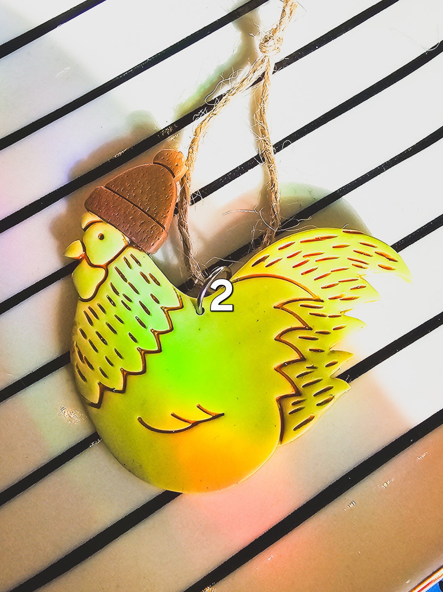 Ornament- Hipster Chicken